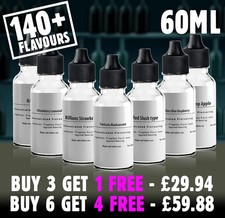 60ml E Liquid Flavour