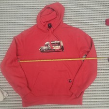 Saltrock Men's Red Hoody Size  XXL 100% Cotton Super Soft see description cosy