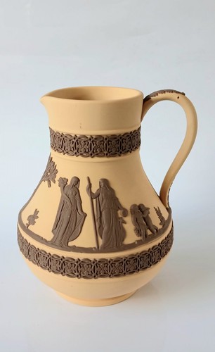 Wedgwood jasper cane and - jasper,
