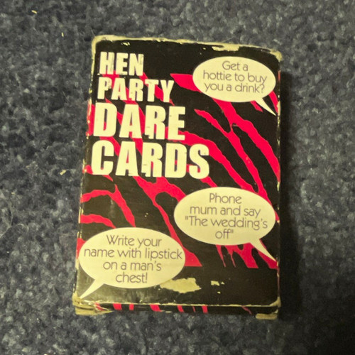 Hen party dare cards adult - party,