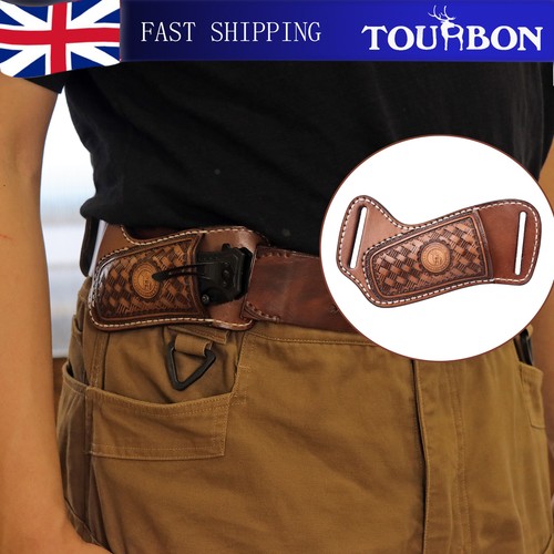 Tourbon leather knives belt - leather,