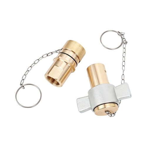 Wet break hydraulic connector - break,