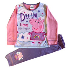 Girls Peppa Pig pyjamas, long pj's, character nightwear  18mths - 5yrs