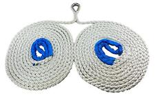 20mm 8st White Nylon V Shaped Mooring Bridle C/W ST/ST Thimble Select Leg Size