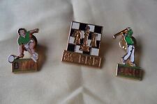 job lot three BNP PARIBAS? banking pin lapel badges