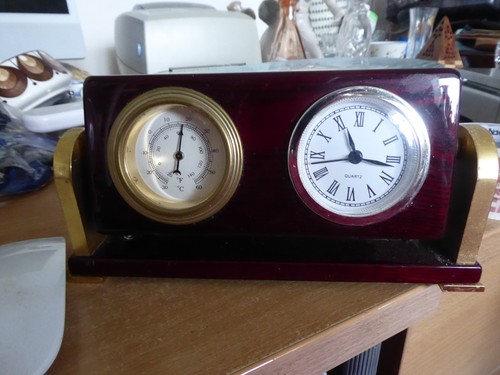 Collectors barometer and clock