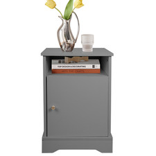 1 Door Wooden Bedroom Bedside