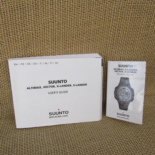 Suunto user guide - guide, altimax