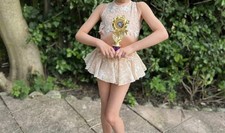Bespoke Custom Made Solo Dance Costume Roughly Age 8-9 Years