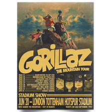 Gorillaz Tour Poster The