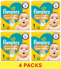 4x Pampers New Baby Premium