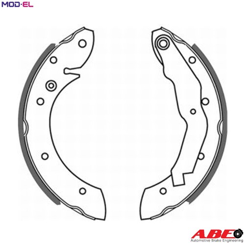 Brake shoe set c0b005abe for - brake,