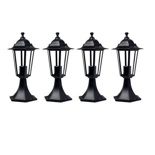 Set modern outdoor post - of,