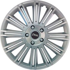 14" Wheel Trims For Ford KA Hub Caps All Silver Set of 4