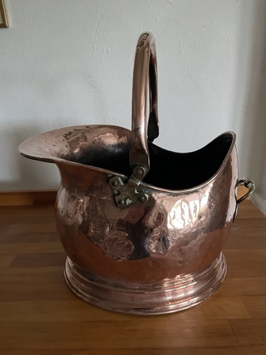 Antique copper brass helmet - antique,