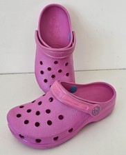 Pink soft synthetic slip on