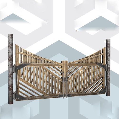 Fence gate model - fence,