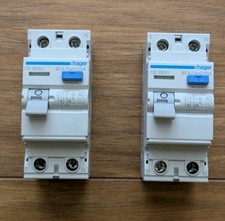 2 Used Hager 63Amp 30Ma Ac