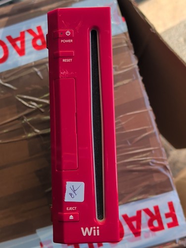 Nintendo wii console red only - nintendo,