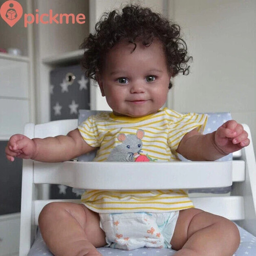 Inch reborn baby black skin - inch,
