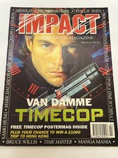 Impact Magazine February 1995 Jean Claude Van Damme Cover Poster Included