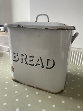 Vintage White Enamel Large
