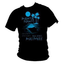 MANTA POINT MALDIVES - Top 10 dive sites scuba diving mens T-shirt