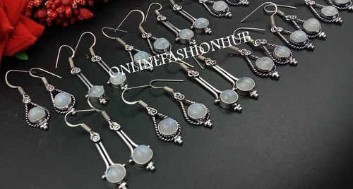 Rainbow moonstone gemstone - gemstone, 925