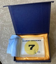 Barry Sheene Paperweight Number 7 Signed Motor Bike Racing Gift Boxed