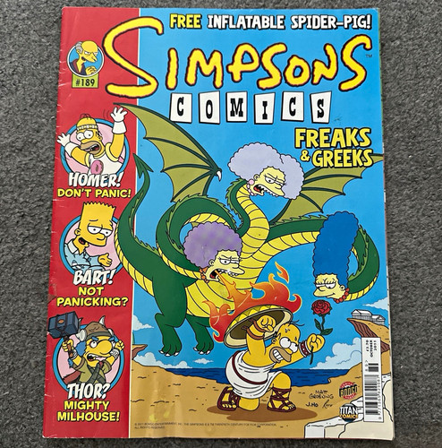 Simpsons comics titan - simpsons,