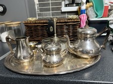 Dutch Vintage Silver Tea Set