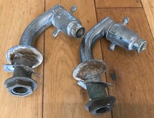 SUPA TAPS Bath vintage retro art deco taps  Untested - Ref2 (Black D 5)