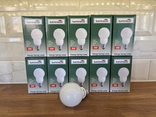 10 Pack E27 CFL Bulbs 9W Warm