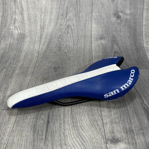 San marco saddle - blue, white