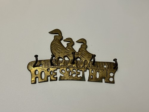 Vintage brass metal duck key - vintage,
