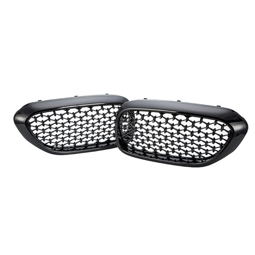 Gloss black diamond kidney - diamond,