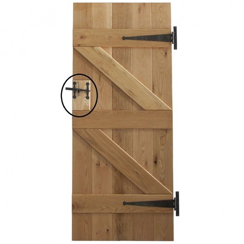 Solid oak lock block - oak,
