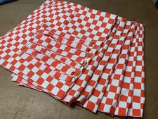 Red checker board camper - red,