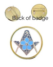 Masonic Crest With Forget Me
