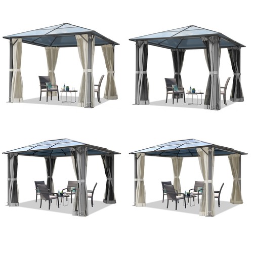Garden gazebo 3x3 - .65, m
