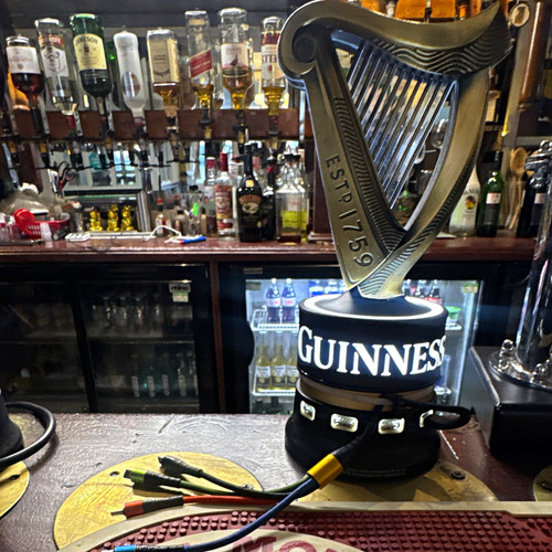 Guinness illuminated harp beer - guinness,