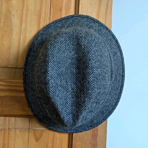 Moon grey tweed bucket - m&s, hat