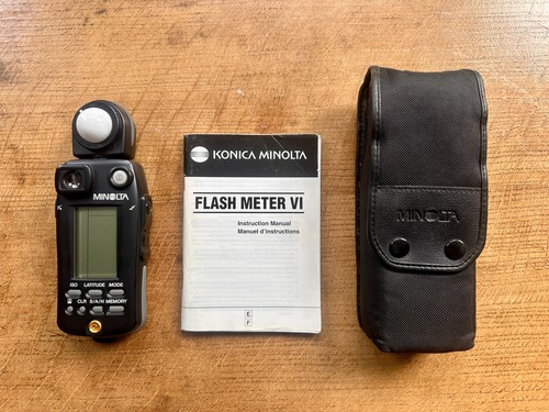 Minolta flash meter - flash,