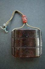 Inro 3-piece Netsuke Sagemono