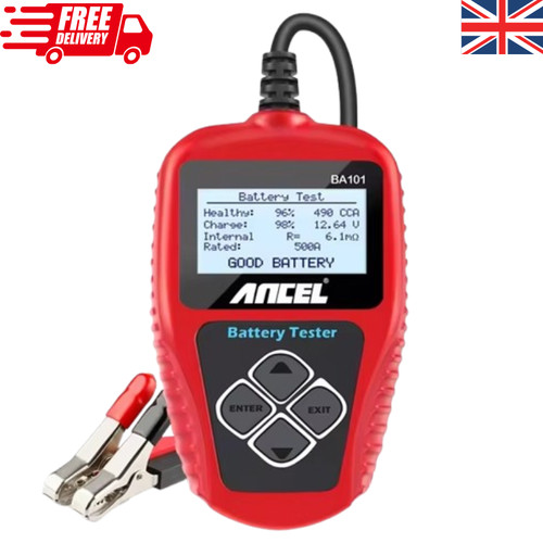 Ancel ba101 car battery - car, tester