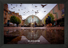 Glasgow Framed Wall Art Poster