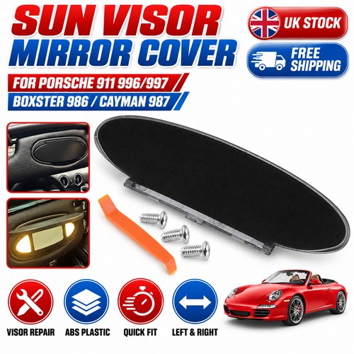 Sun visor mirror cover for - visor,