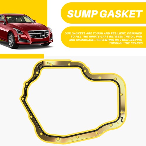 Oil pan sump gasket for - pan,