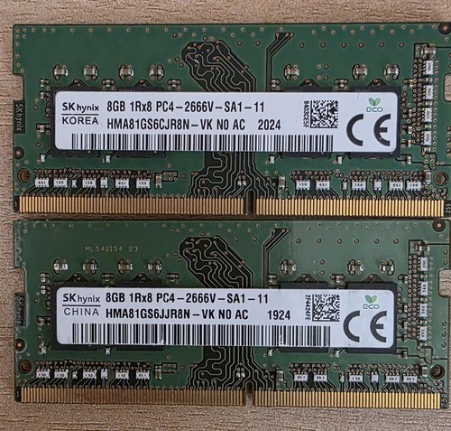 Hynix 8gb ddr4 1rx8 - 2,