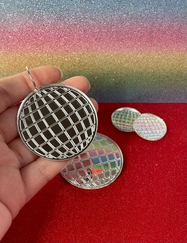 Retro mirror disco ball - disco,